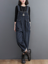 Women's Stylish Large-Size Overalls