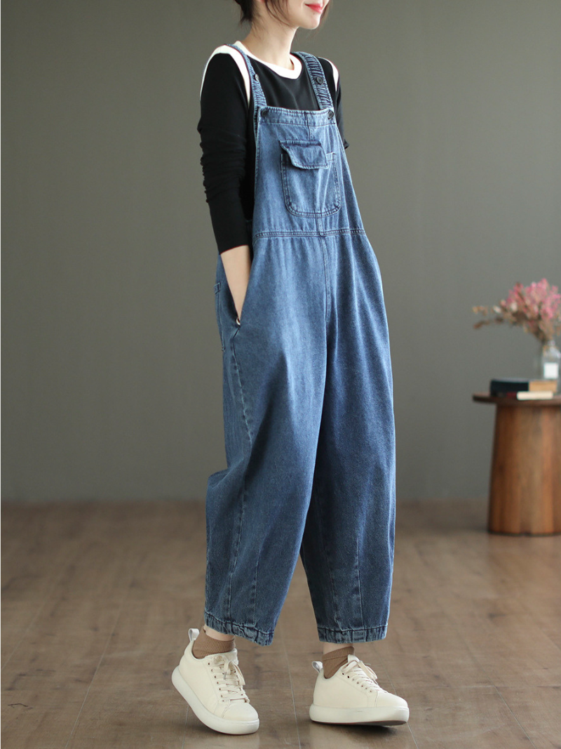 Women's Denim Bib Overalls