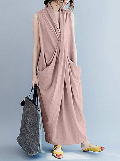 Intertwined Solidity Maxi Dress