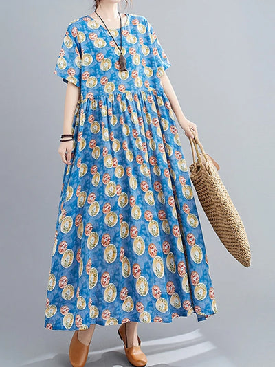 Take A Walk Smock Dress