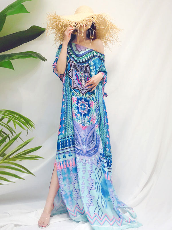 The Taylee Ethnic Style Bohemian Maxi Dress
