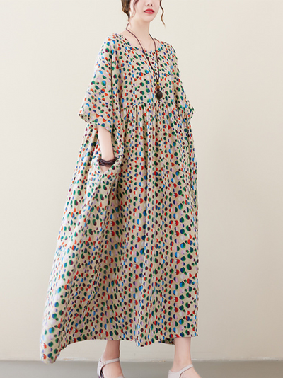 women's cotton smocked dress