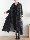 women's long  coat dress