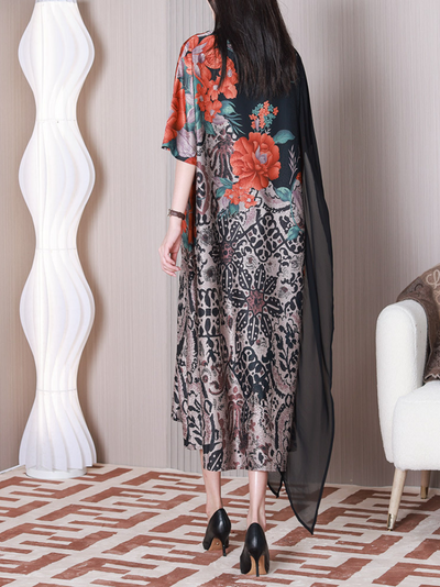 Women's Middle Waist A-line Dress