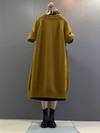 women's long yellow cardigan coat