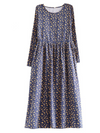 Women's large size A-line dress
