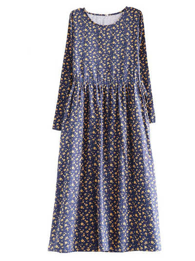Women's large size A-line dress