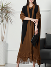 Women's Brown Midi-Dress