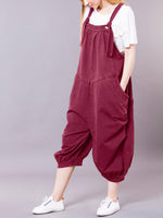 Red Women's Casual  Romper 