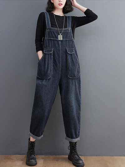 Women's Stylish Denim Overalls