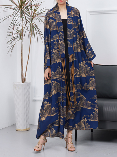 Women's Front And Open kimono