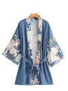 Evatrends cotton gown robe printed kimonos