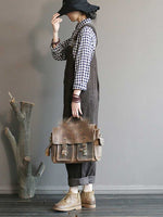 Dungarees cotton denim ,vintage retro style overall, Adjustable straps, plain overall, Double side Pockets