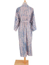 Evatrends cotton gown robe printed kimonos, Outerwear, Rayon 100（%）, Nightwear, long kimono, Board Sleeves, Different colors, loose fitting, Tie-Dye Print