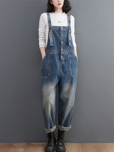 Ladies Large-Size Overalls