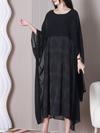 Women's Black A-line Dress