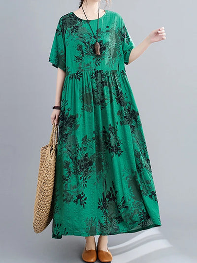 Take A Walk Smock Dress