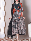 Women's Red A-line Dress