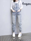 Dungarees cotton denim jeans ,vintage retro style overall, Adjustable straps, Double side pockets, Plain