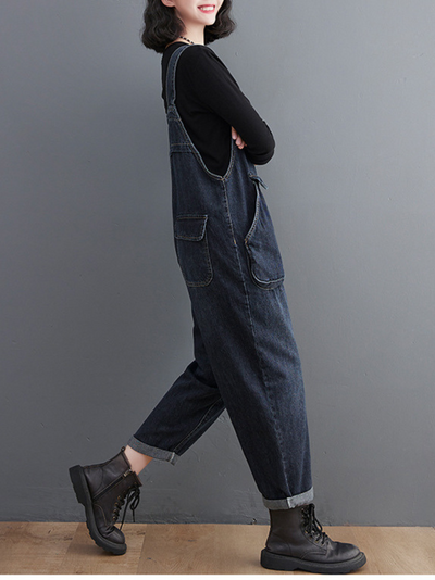 Women's Stylish Loose Overalls