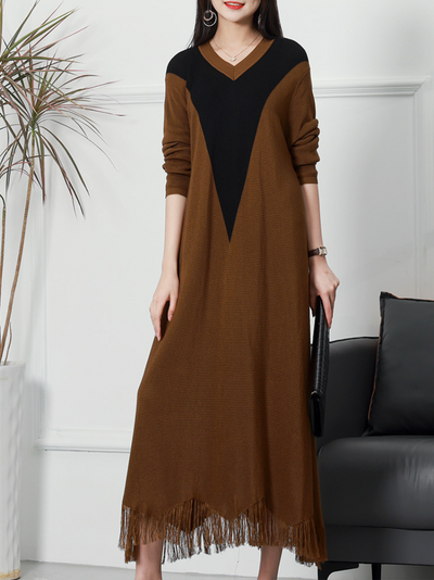 Women's Loose Midi-Dress