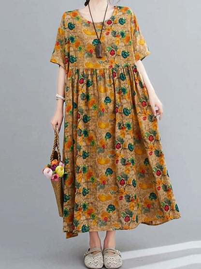 Vestido de smock de una pequeña amiga
