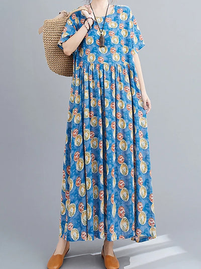 Take A Walk Smock Dress