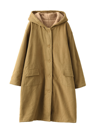 Women's Loose Thick Lamb Wool Coat
