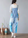 Dungarees cotton denim,  Trousers, vintage retro style overall, Adjustable Straps