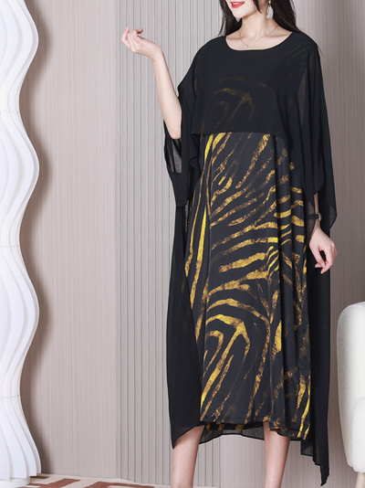 Women's Yellow A-line Dress