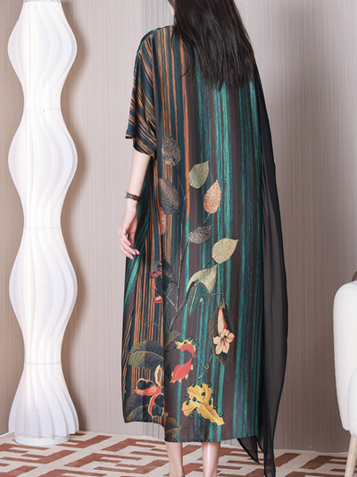 Women's Round Neck A-line Dress
