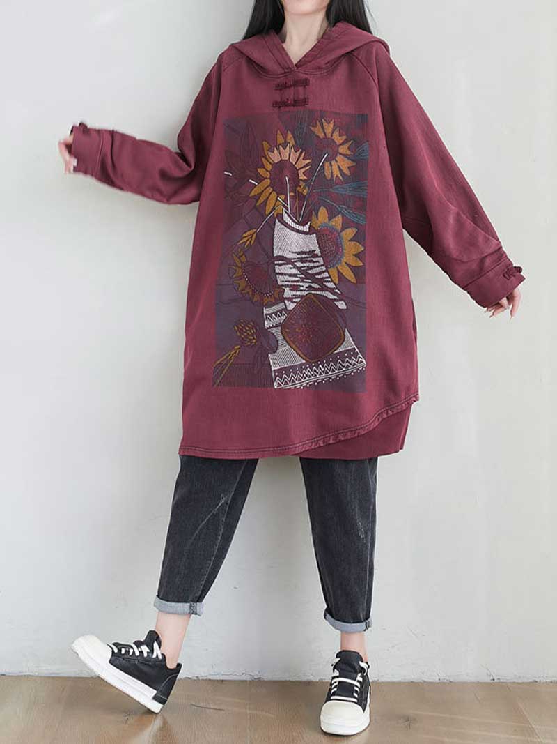 City of Stars Floral Print Cabin Pull MIDI Robe