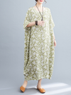 You're My Destiny Women's Round Neck Kaftan Dress