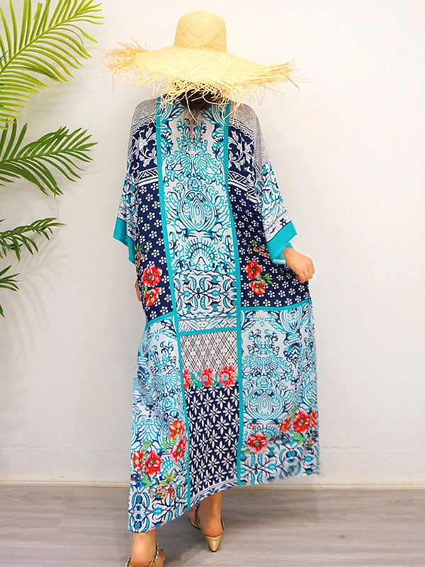 Vestido de Josie Retro Style Loose Bohemian Maxi