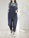 Women's High Waist Overalls