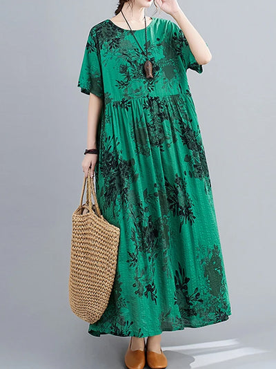 Take A Walk Smock Dress