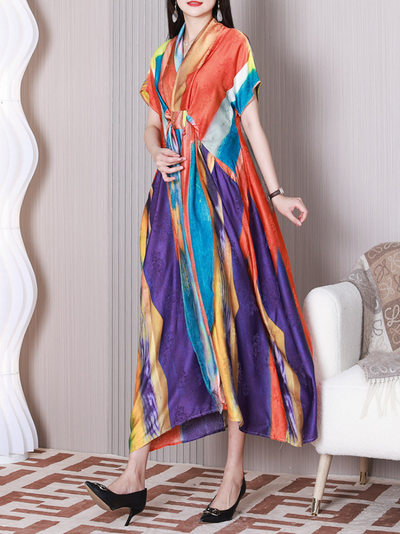 Women's Purple A-line Dress