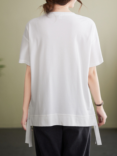 Women's White Loose Top