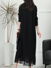 Women's Long Sleeves Midi-Dress