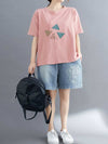 Evatrends Cotton Linen Top, Summer wear, Short sleeves, Plain top, Round Neck, T-shirt Top, Top Wear With Jeans pant or Trouser