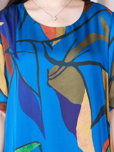 Women's Round Neck A-line Dress
