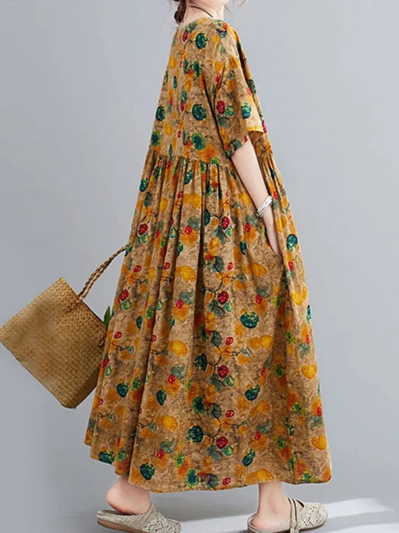 Vestido de smock de una pequeña amiga