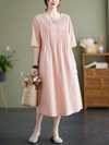 Women's pink A-line Style dress