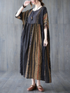 Women's Stripes Smock Dress