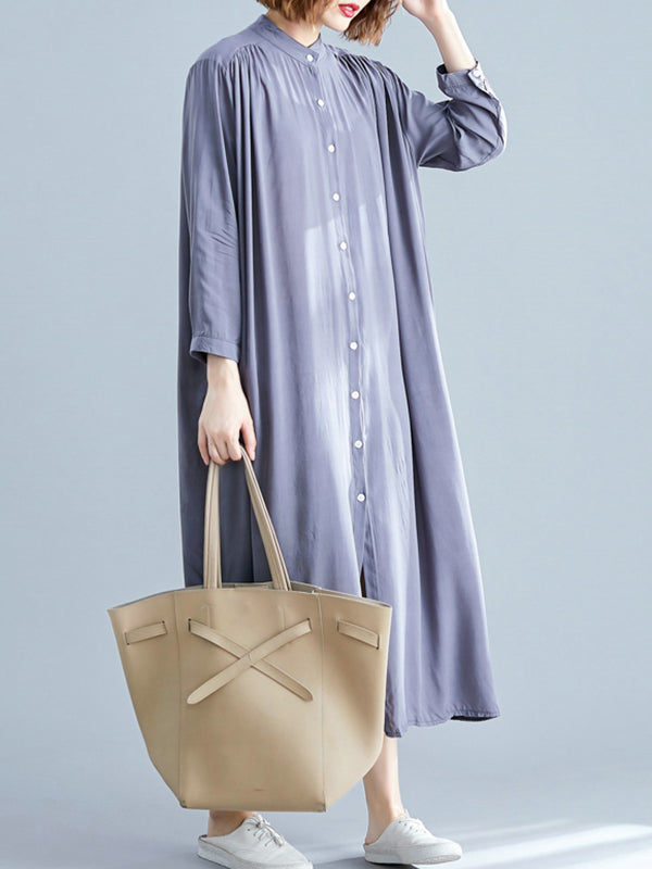 Ella es todo el vestido de camisa midi tiki
