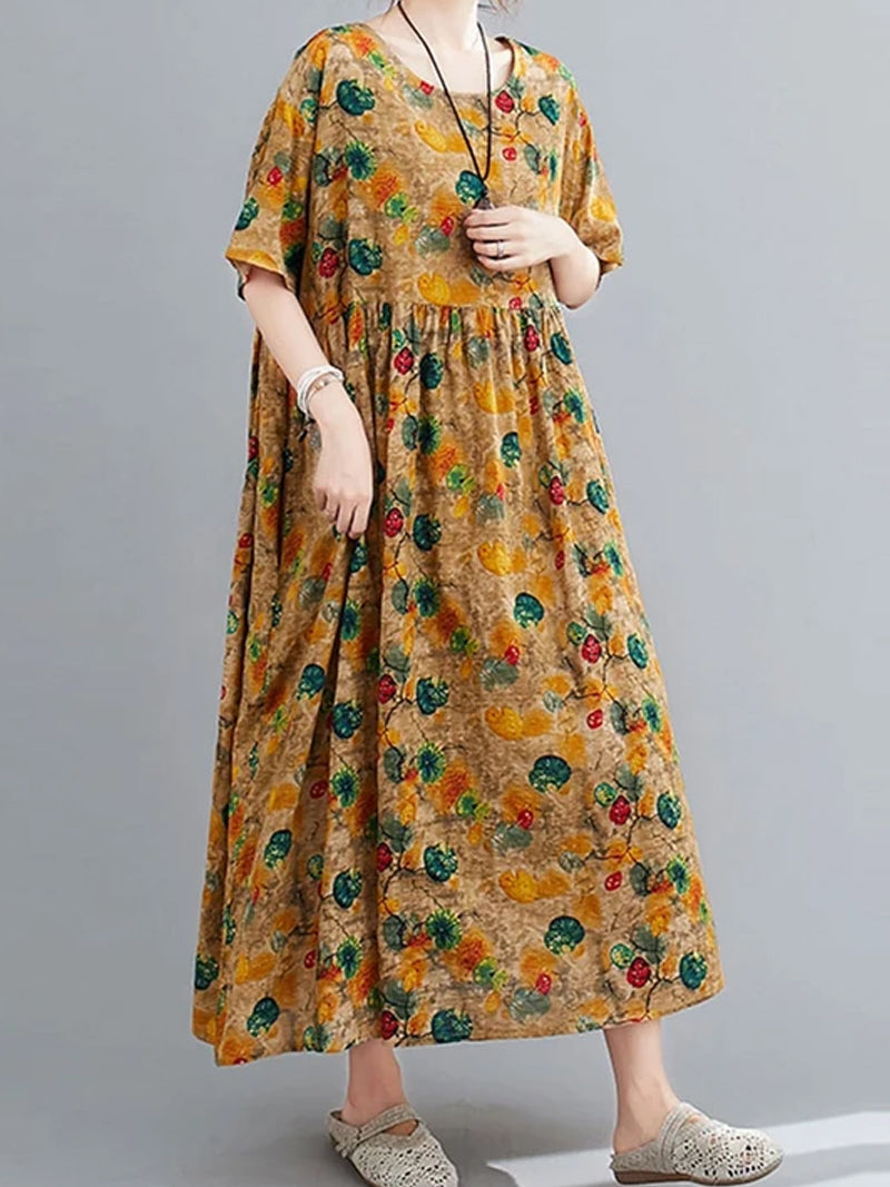Vestido de smock de una pequeña amiga
