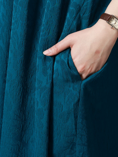Women's Long Sleeves Midi-Dress