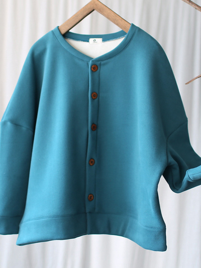 Women's Blue Coat Dress