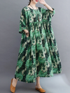 Women's Green Smock Dress