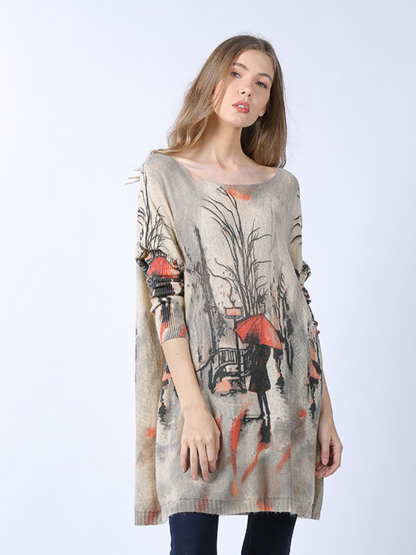 women's midi length sweater top